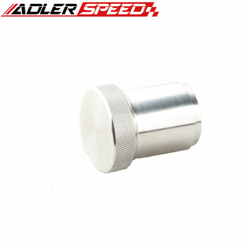 Silver  1.5" ID Aluminium Alloy Weld On Filler Neck & Cap Dry Sump ,Fuel Tank