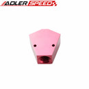 1/2'' Inlet 1/2'' Outlet Female Y-Block Fitting With 1/8" NPT Gauge Port Aluminum